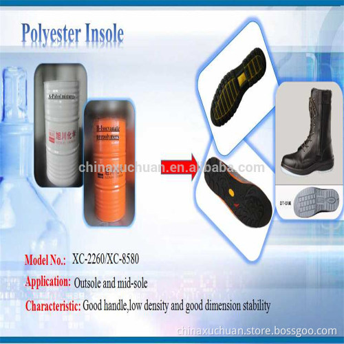 polyurethane resin for shoe sole
